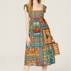 Farm Rio Banana Scarves Dress